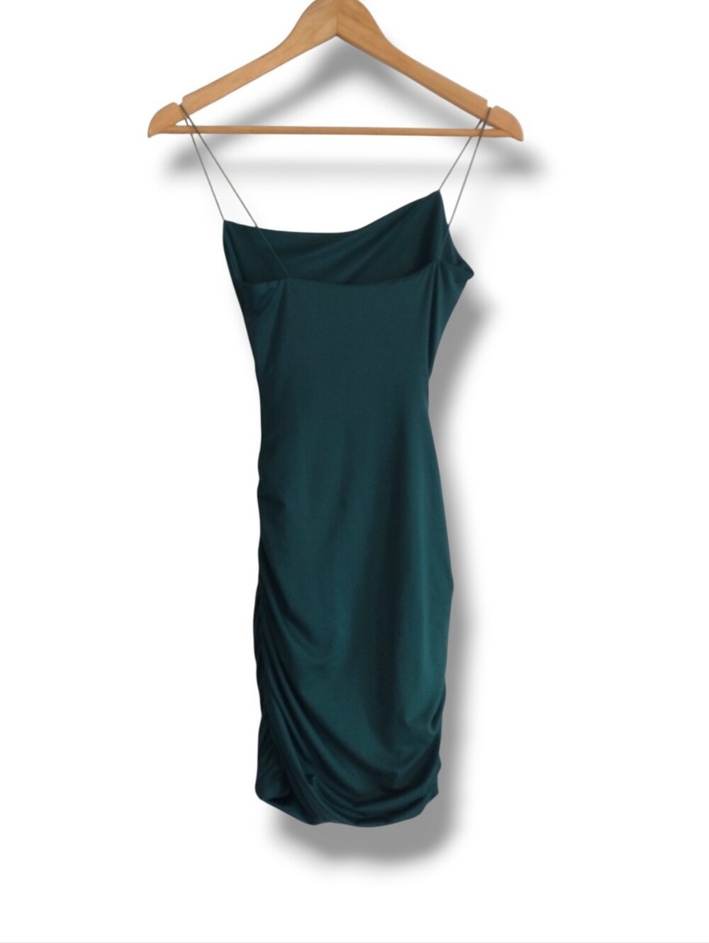 Oh Polly Emerald Green Open Back Mini Dress